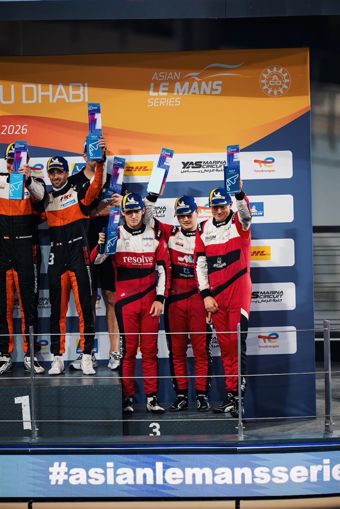 Theodor Jensen sikrer første LMP2-podie i Abu Dhabi-sæsonfinalen.
(Foto: Gary Parravani, Xynamic / High Class Racing)